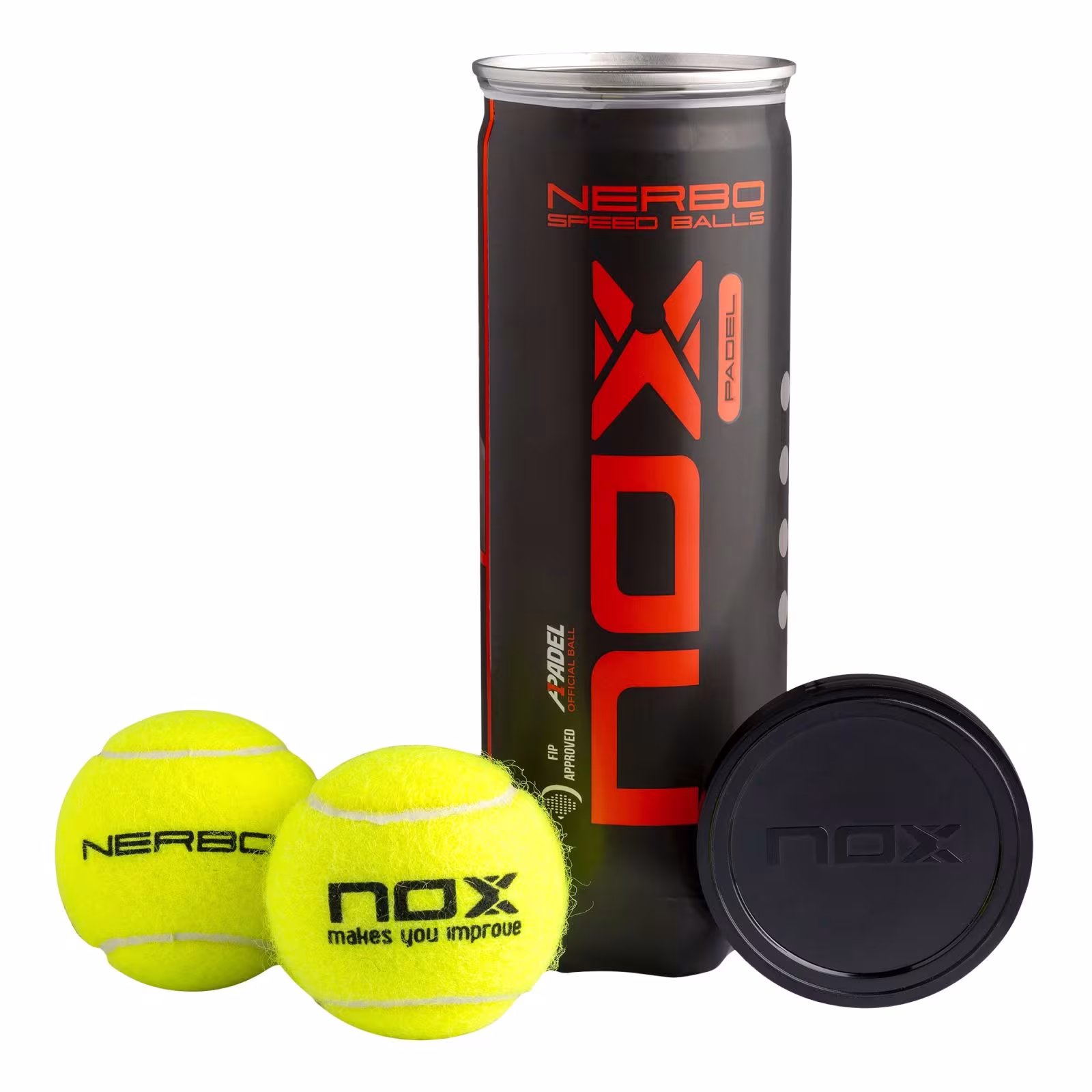 NOX Nerbo Balls - Tube of 3 (2026) - NOX Nerbo Balls - Tube of 3 (2026) - Padelballen