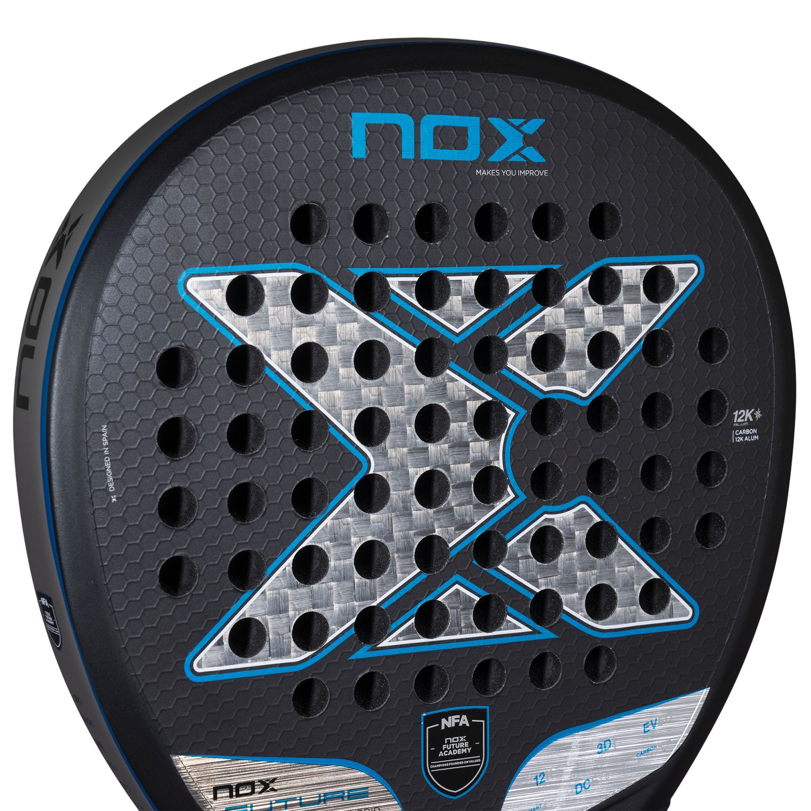 NOX Future Hybrid 12K Alum Padel Racket (2026) - NOX Future Hybrid 12K Alum Padel Racket (2026) - NOX Padel