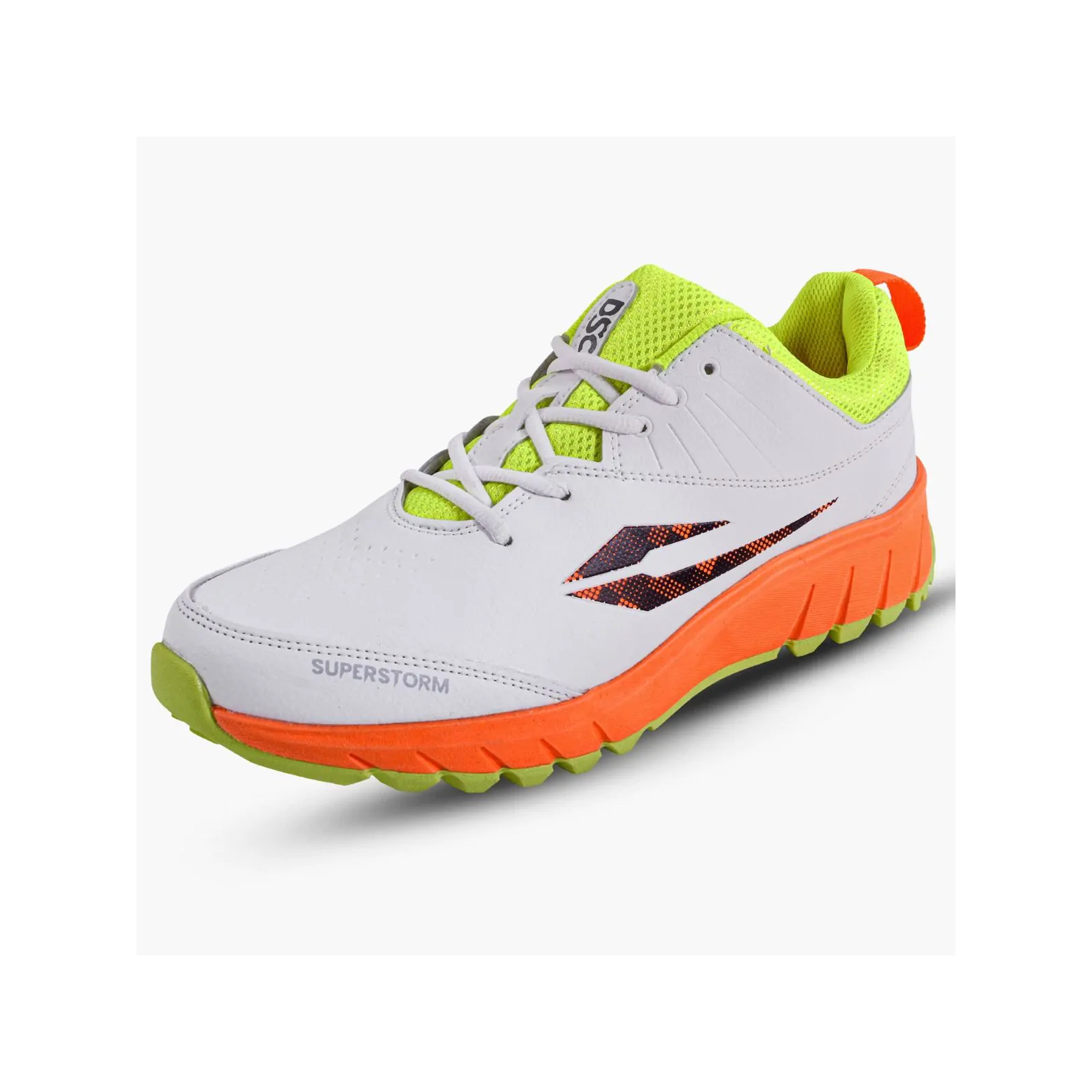 DSC Superstorm Cricket Shoes - Orange/Yellow (2026) - Chaussures de cricket DSC Superstorm - Orange/Jaune (2026) - DSC