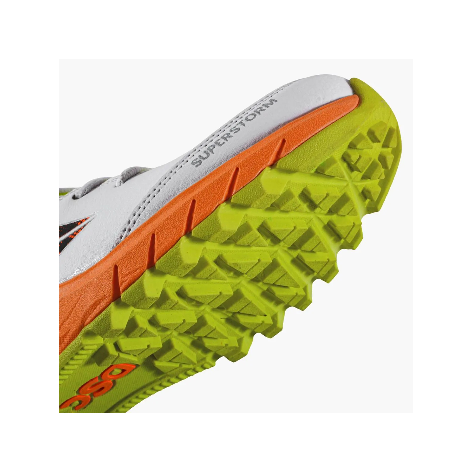 DSC Superstorm Cricket Shoes - Orange/Yellow (2026) - Chaussures de cricket DSC Superstorm - Orange/Jaune (2026) - DSC
