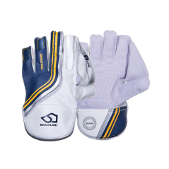 Masuri E line Wicket Keeping Gloves - White (2026) - Wicket
