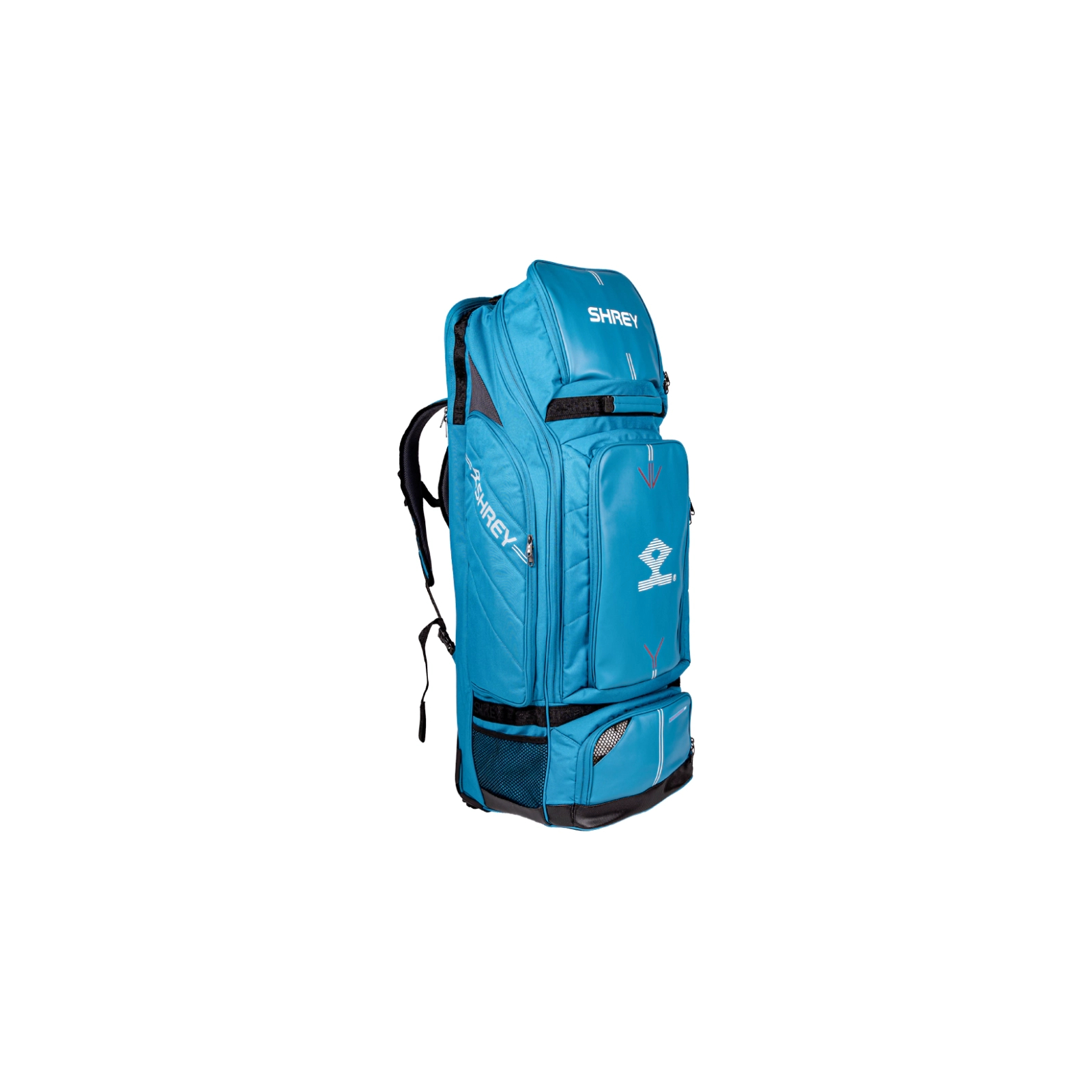 Shrey Meta Duffle Wheelie 120 - Teal Blue (2026) - Shrey Meta Duffle Wheelie 120 - Teal Blue (2024) - Back View