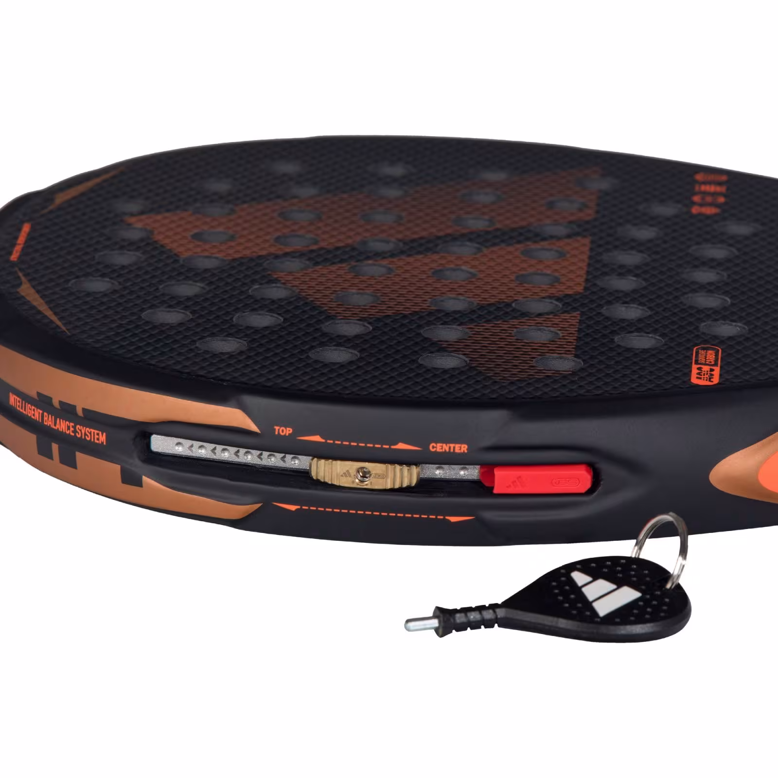 Adidas Arrow Hit Ctrl Padel Racket - Black/Orange (2026) - Adidas Arrow Hit Ctrl Padel Racket - Black/Orange (2026) -