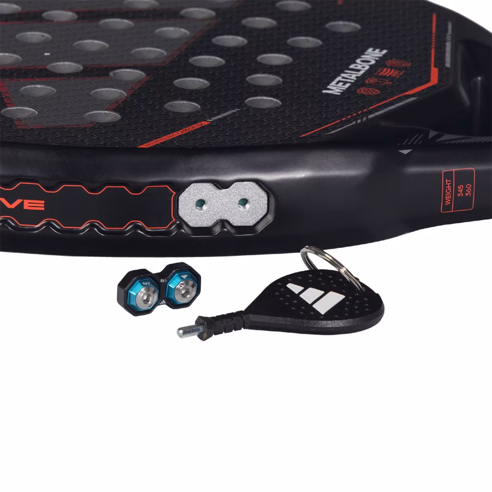Adidas Metalbone Padel Racket - Black/Red (2026) - Adidas Metalbone Padel Racket - Black/Red (2026) - Palas de