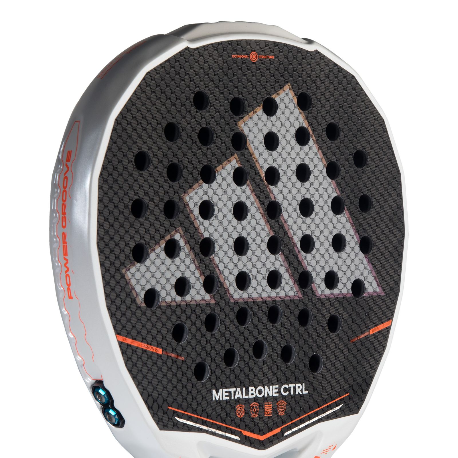 Adidas Metalbone Ctrl Padel Racket - Black/Orange (2026) - Adidas Metalbone Ctrl Padel Racket - Black/Orange (2026) -
