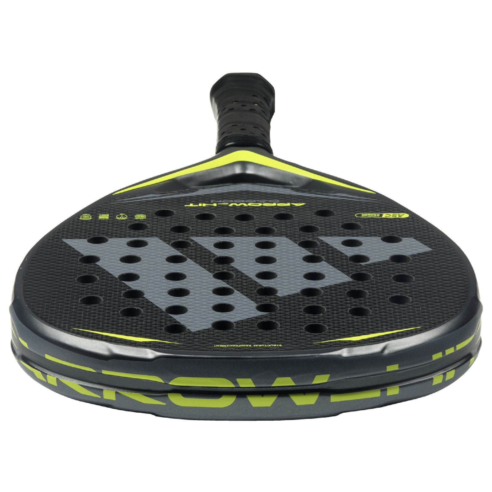 Adidas Arrow Hit Carbon Padel Racket - Anthracite/Silver (2026) - Image 4 of 8