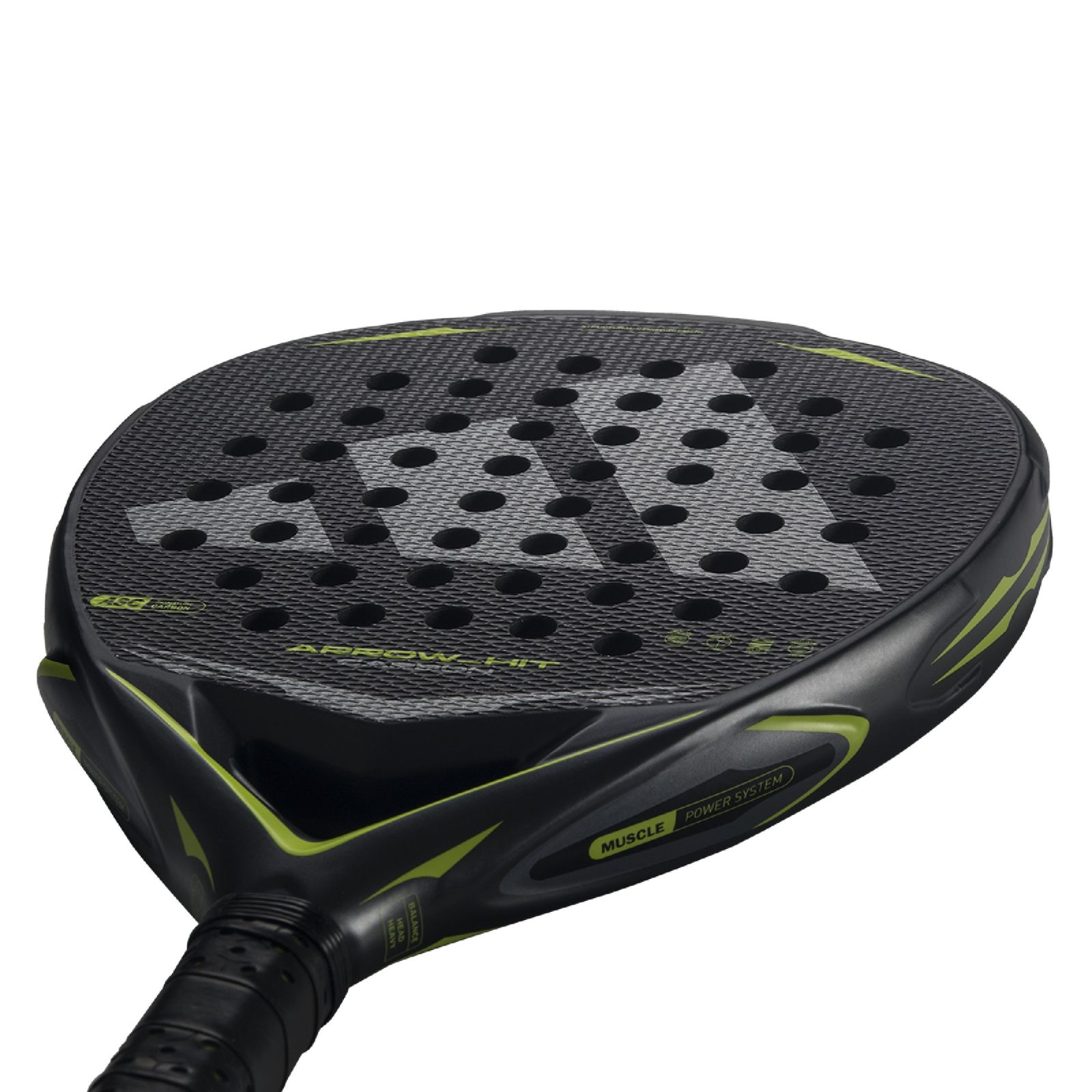 Adidas Arrow Hit Carbon Padel Racket - Anthracite/Silver (2026) - Image 5 of 8