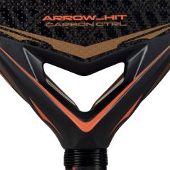 Adidas Arrow Hit Carbon Ctrl Padel Racket - Anthracite/Orange