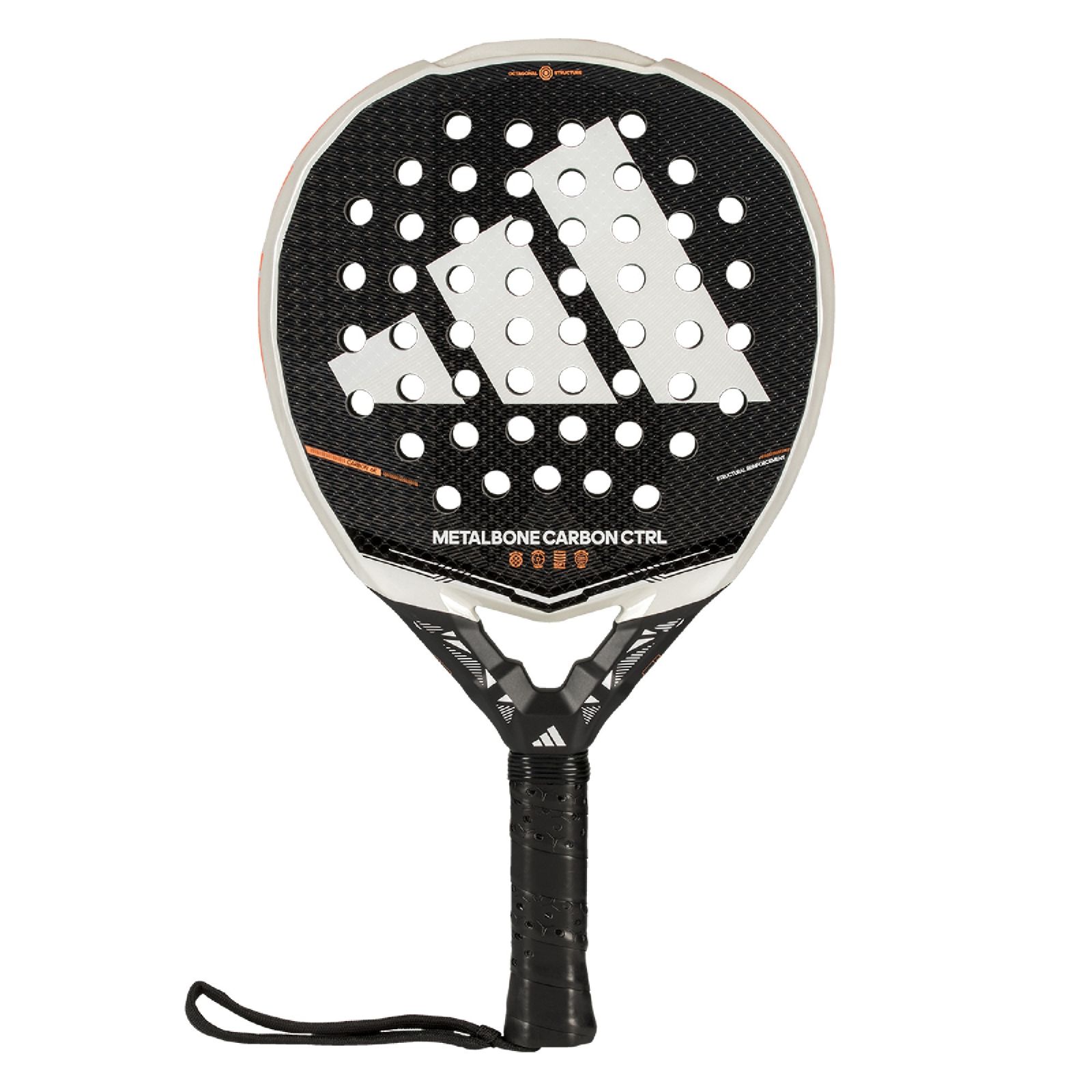 Adidas Metalbone Carbon Ctrl Padel Racket - White/Black (2026) - Image 1 of 9