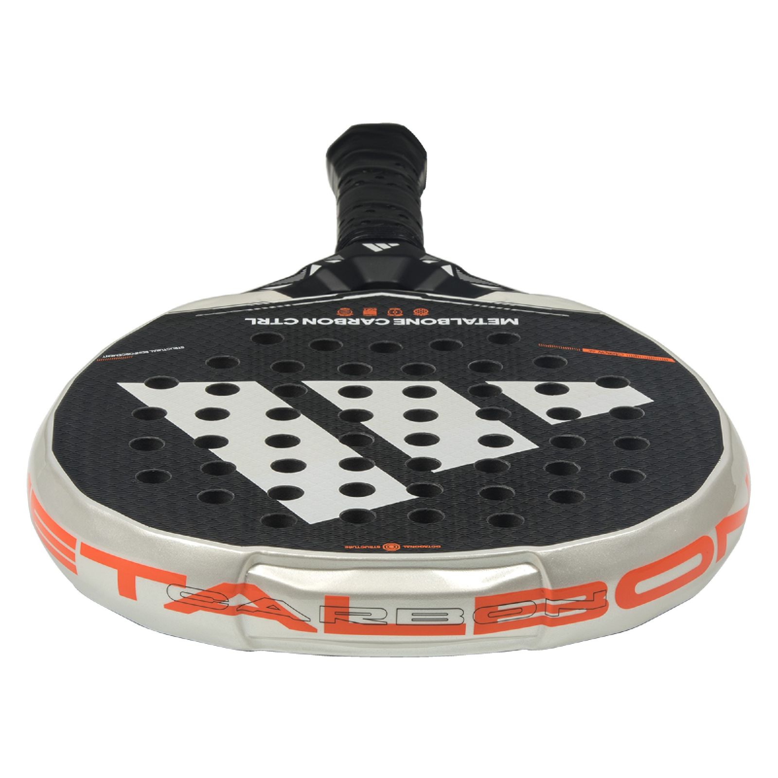 Adidas Metalbone Carbon Ctrl Padel Racket - White/Black (2026) - Image 4 of 9