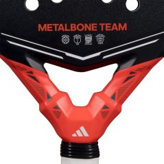 Adidas Metalbone Team Padel Racket - Black/Red (2026) - Adidas