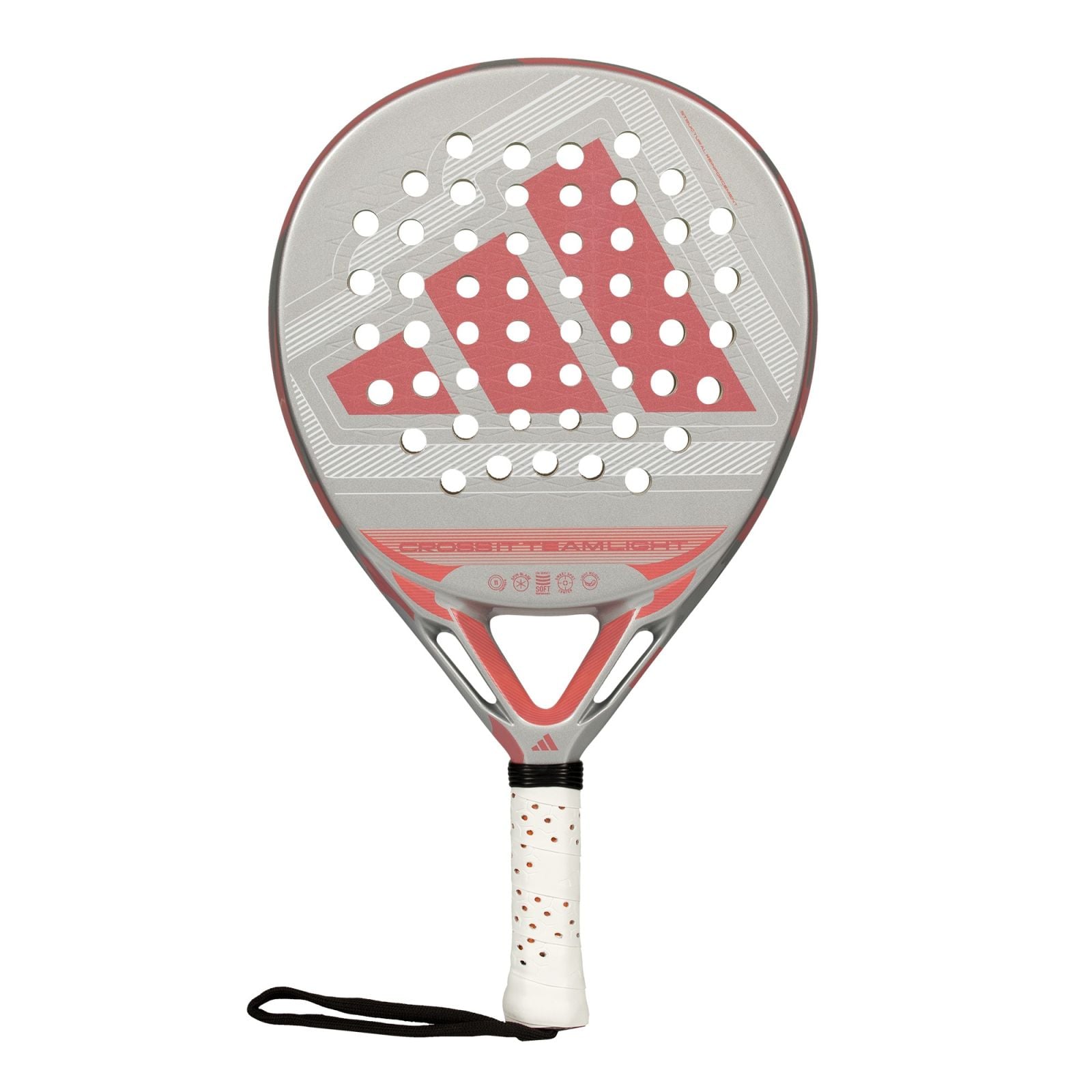 Adidas Crossit Team Light Padel Racket - Black/White (2026) -