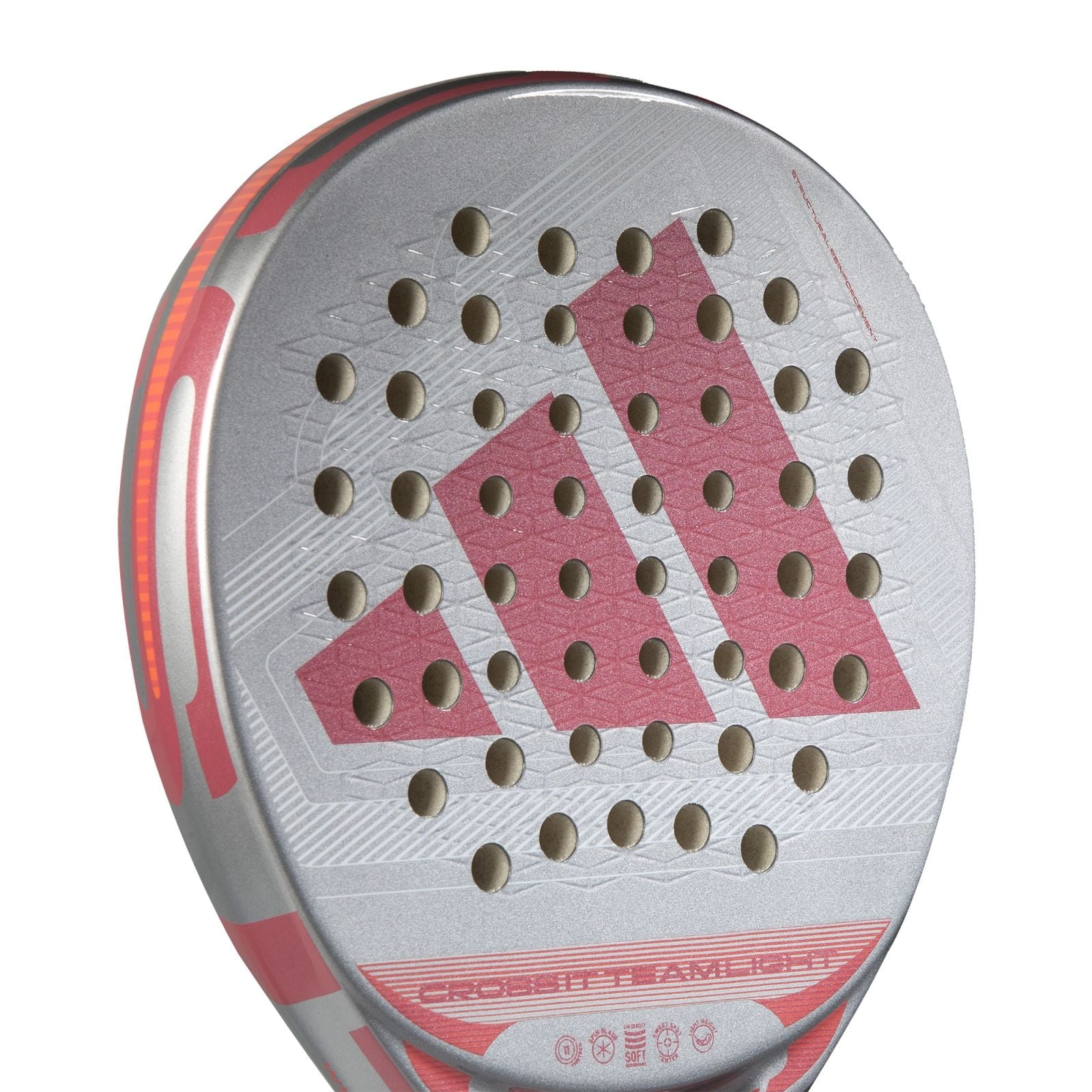 Adidas Crossit Team Light Padel Racket - Black/White (2026) -