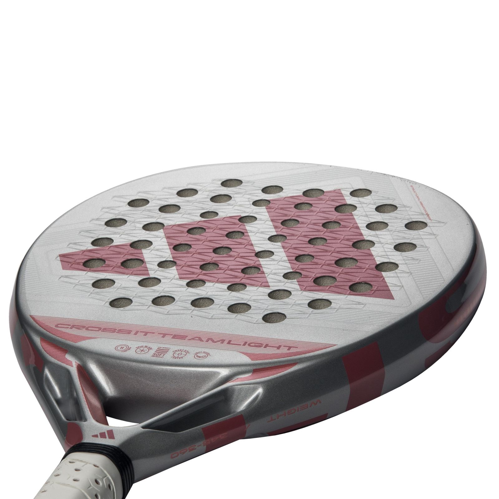 Adidas Crossit Team Light Padel Racket - Black/White (2026) -