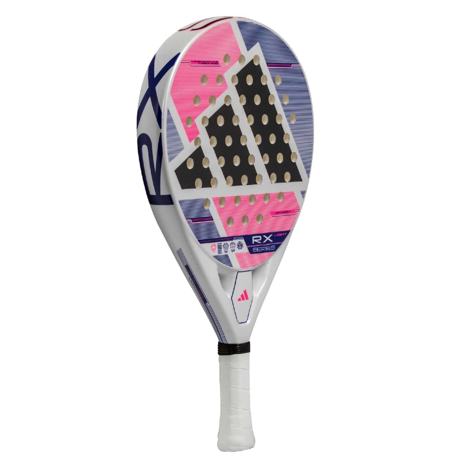 Adidas Rx Series Light Padel Racket - White/Pink (2026) -