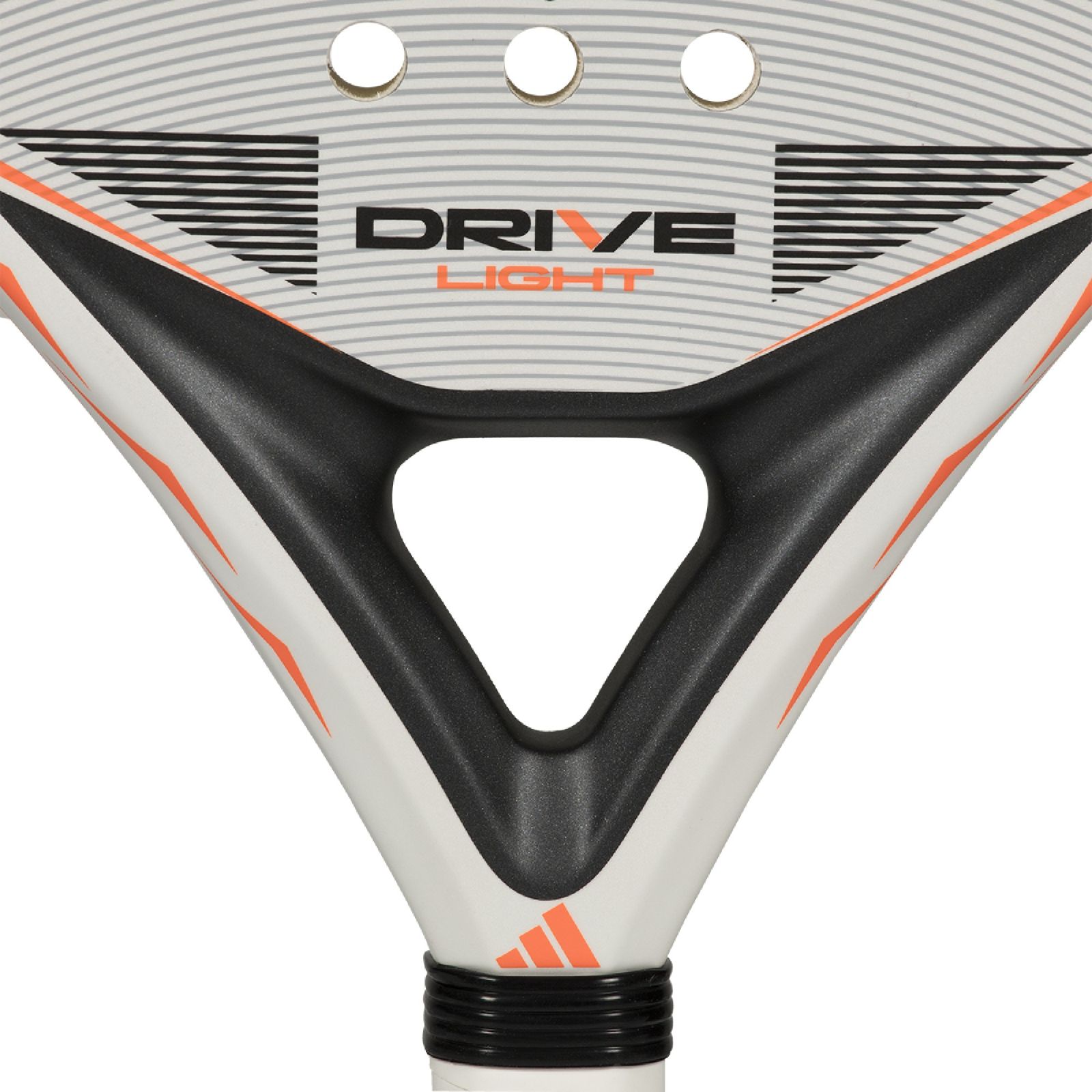 Adidas Drive Light Padel Racket - White/Orange (2026) - Adidas Drive Light Padel Racket - White/Orange (2026) -
