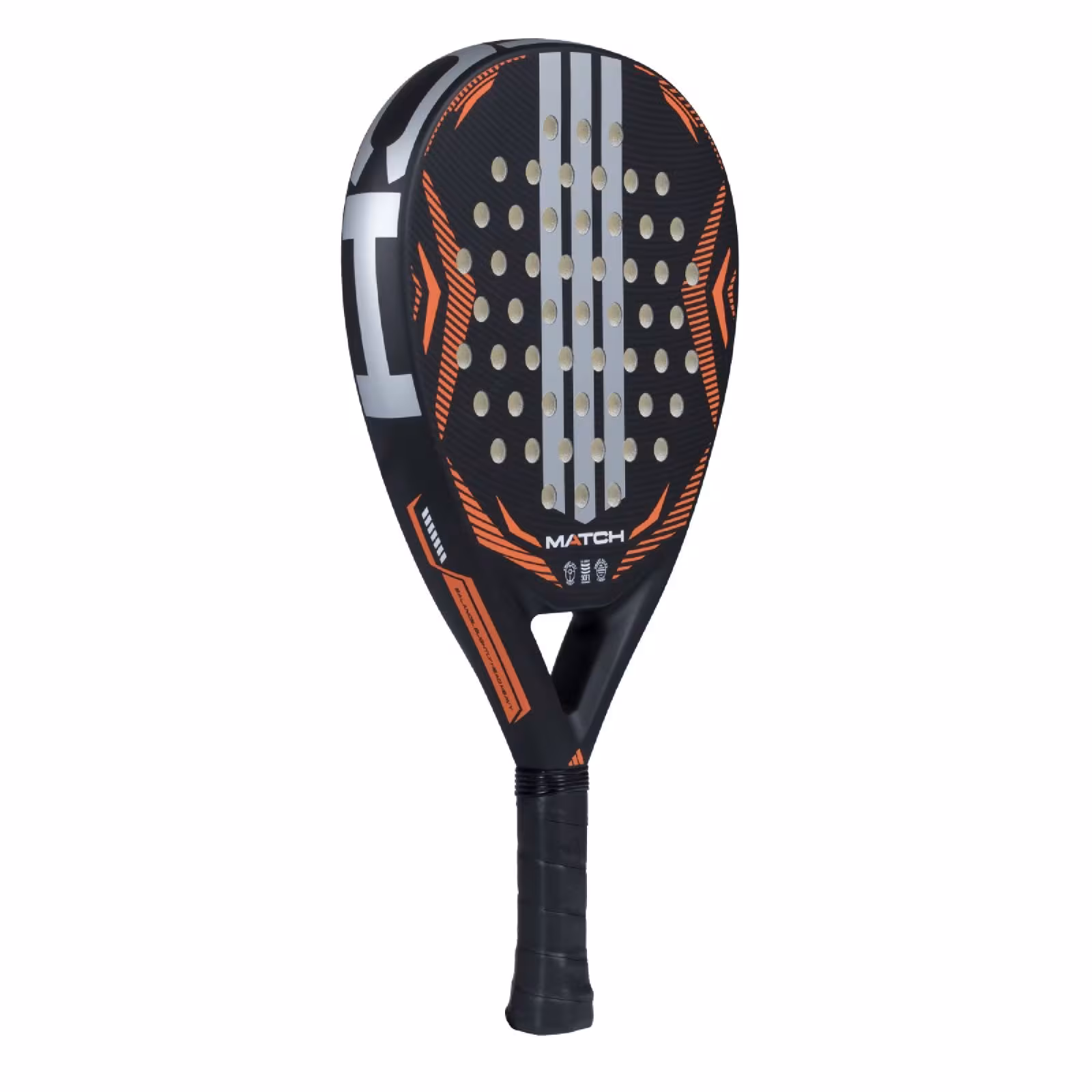 Adidas Match Padel Racket - Blck/Orange (2026) - Raquettes de
