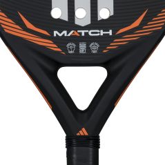 Adidas Match Padel Racket - Blck/Orange (2026) - Raquettes de