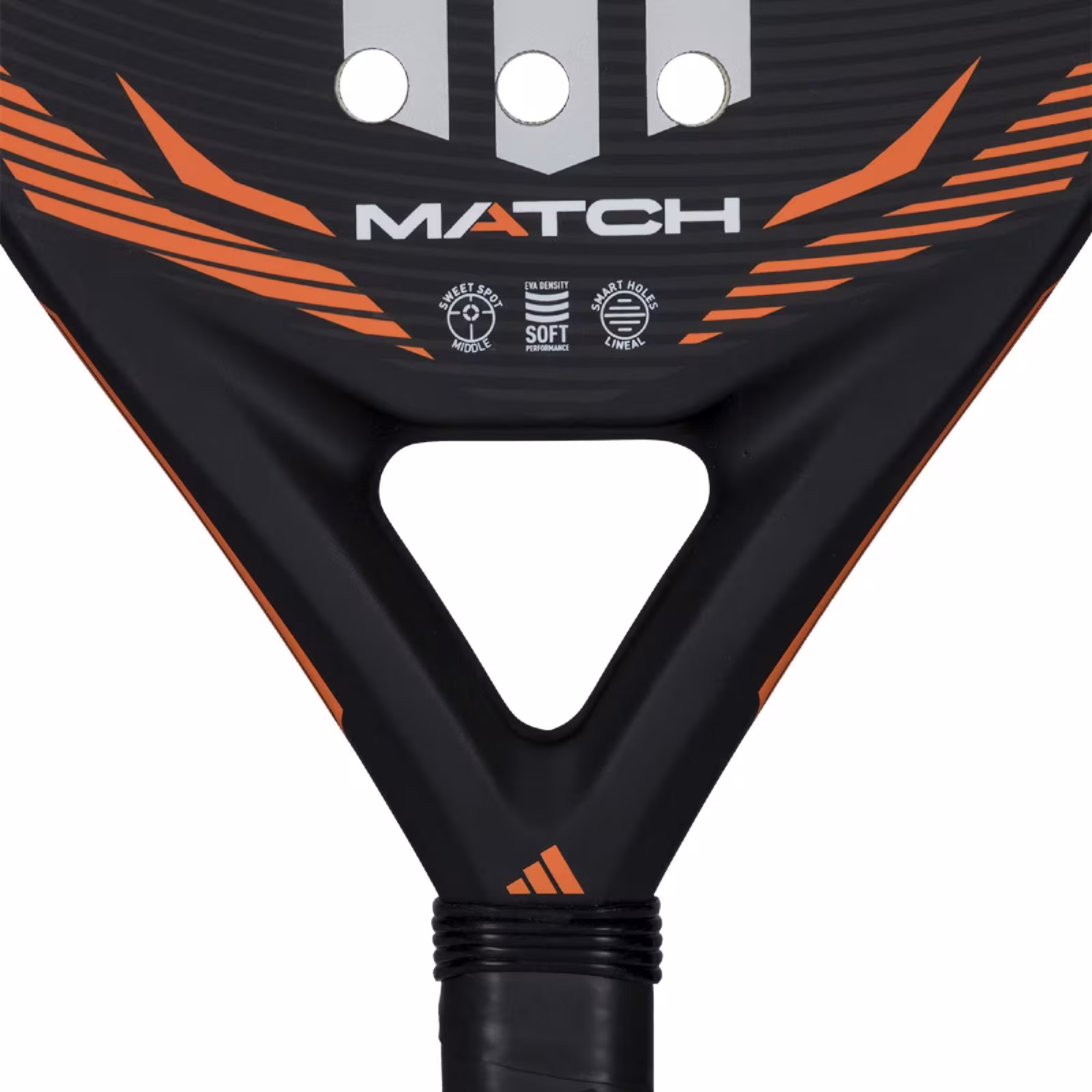 Adidas Match Padel Racket - Blck/Orange (2026) - Raquettes de