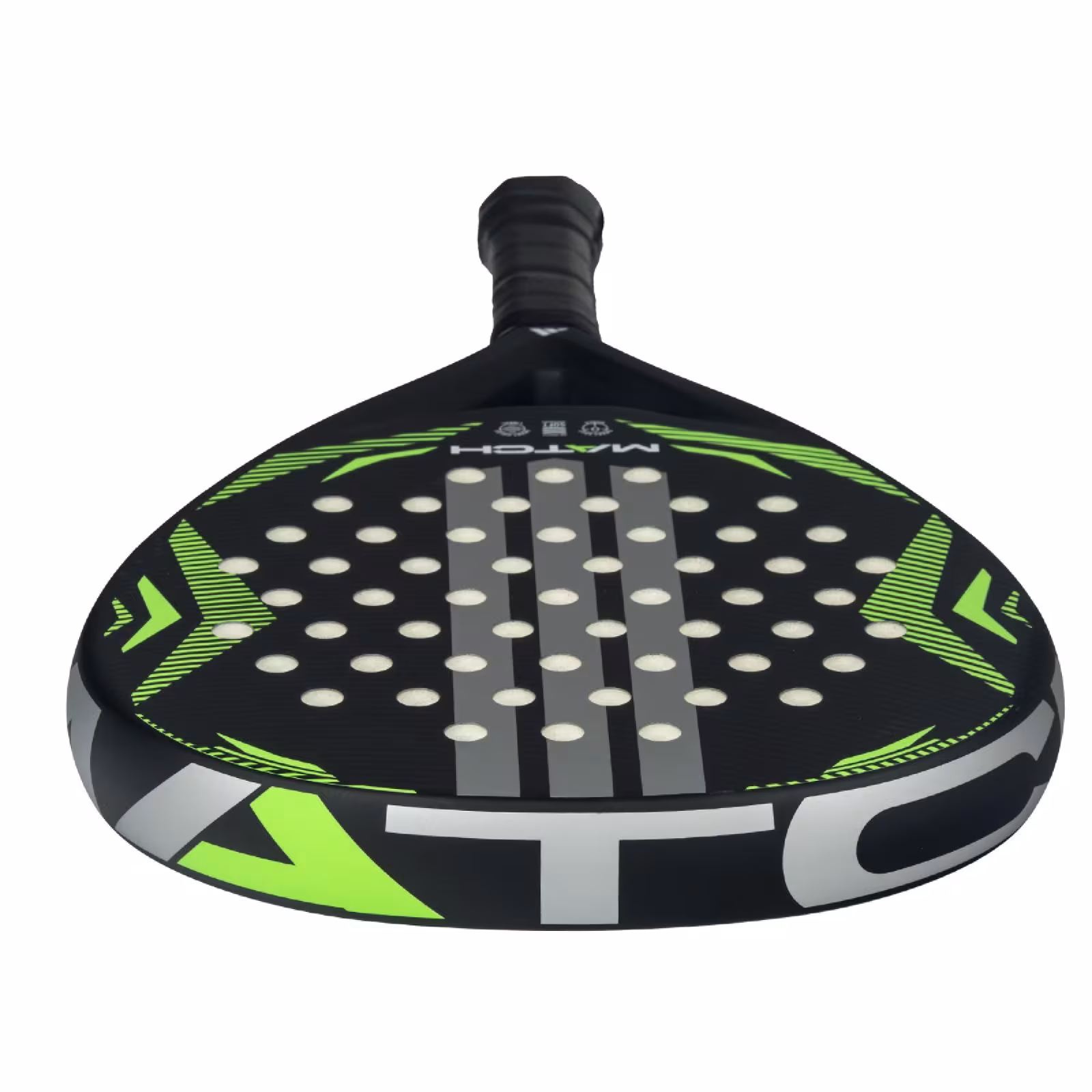Adidas Match Padel Racket - Black/Lime (2026) - Raquettes de