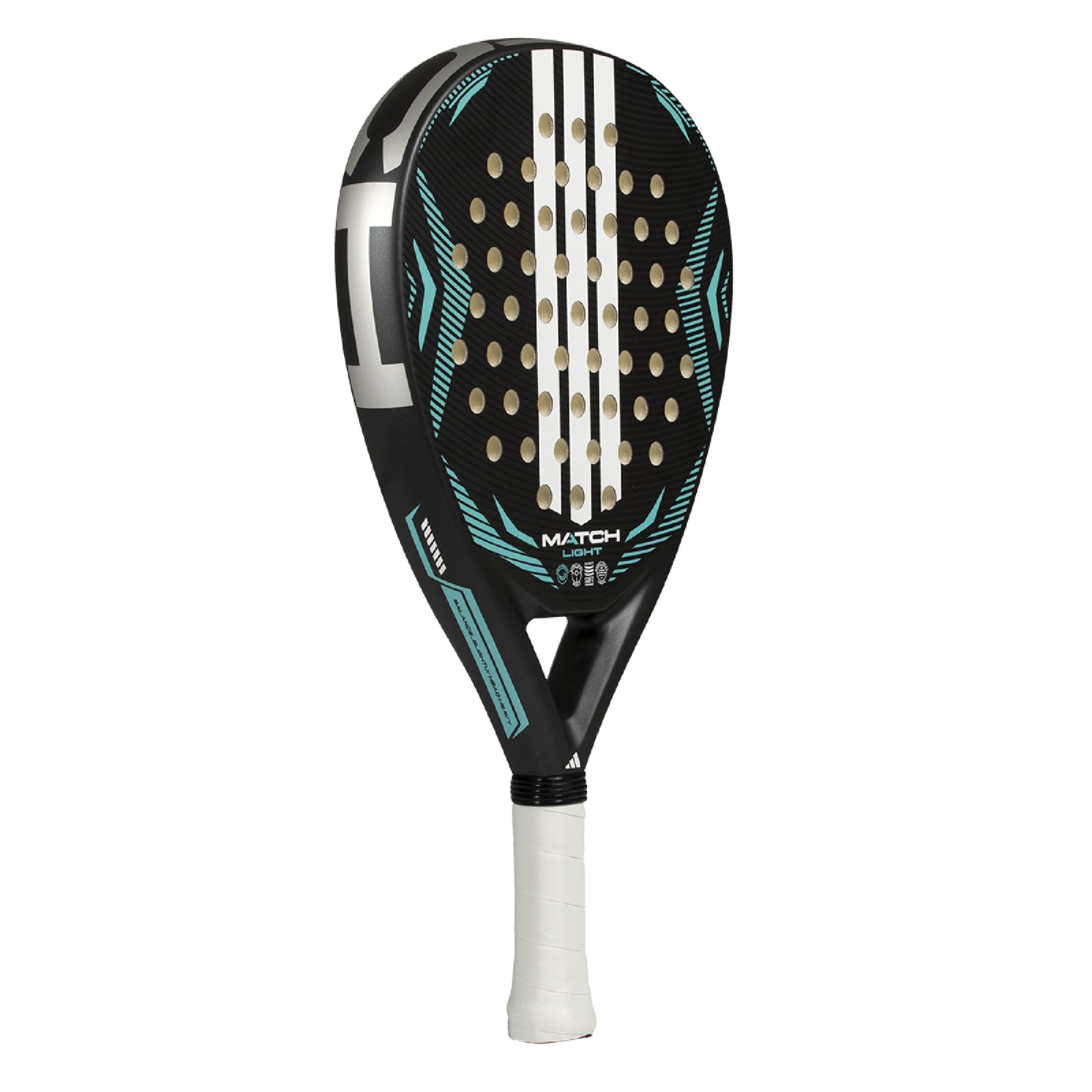 Adidas Match Light Padel Racket - Anthracite/Blue (2026) -