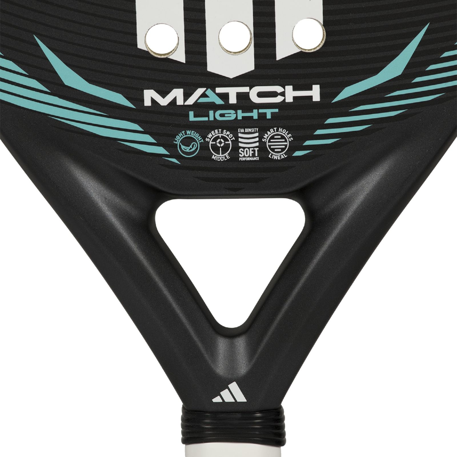 Adidas Match Light Padel Racket - Anthracite/Blue (2026) -