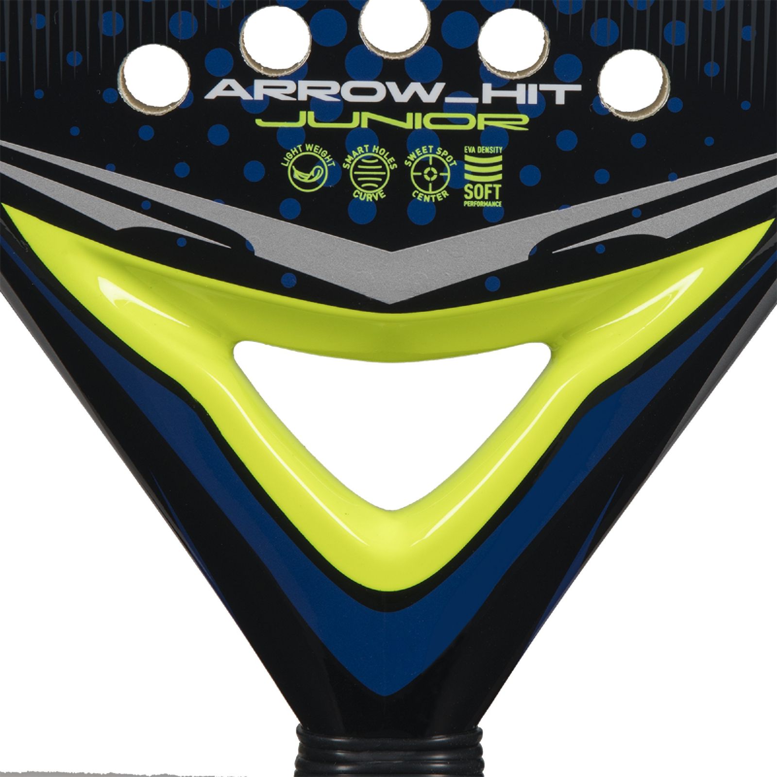 Adidas Arrow Hit Junior Padel Racket - White/Blue (2026) - Adidas Arrow Hit Junior Padel Racket - White/Blue (2026) -