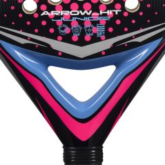 Adidas Arrow Hit Junior Padel Racket - White/Pink (2026) -