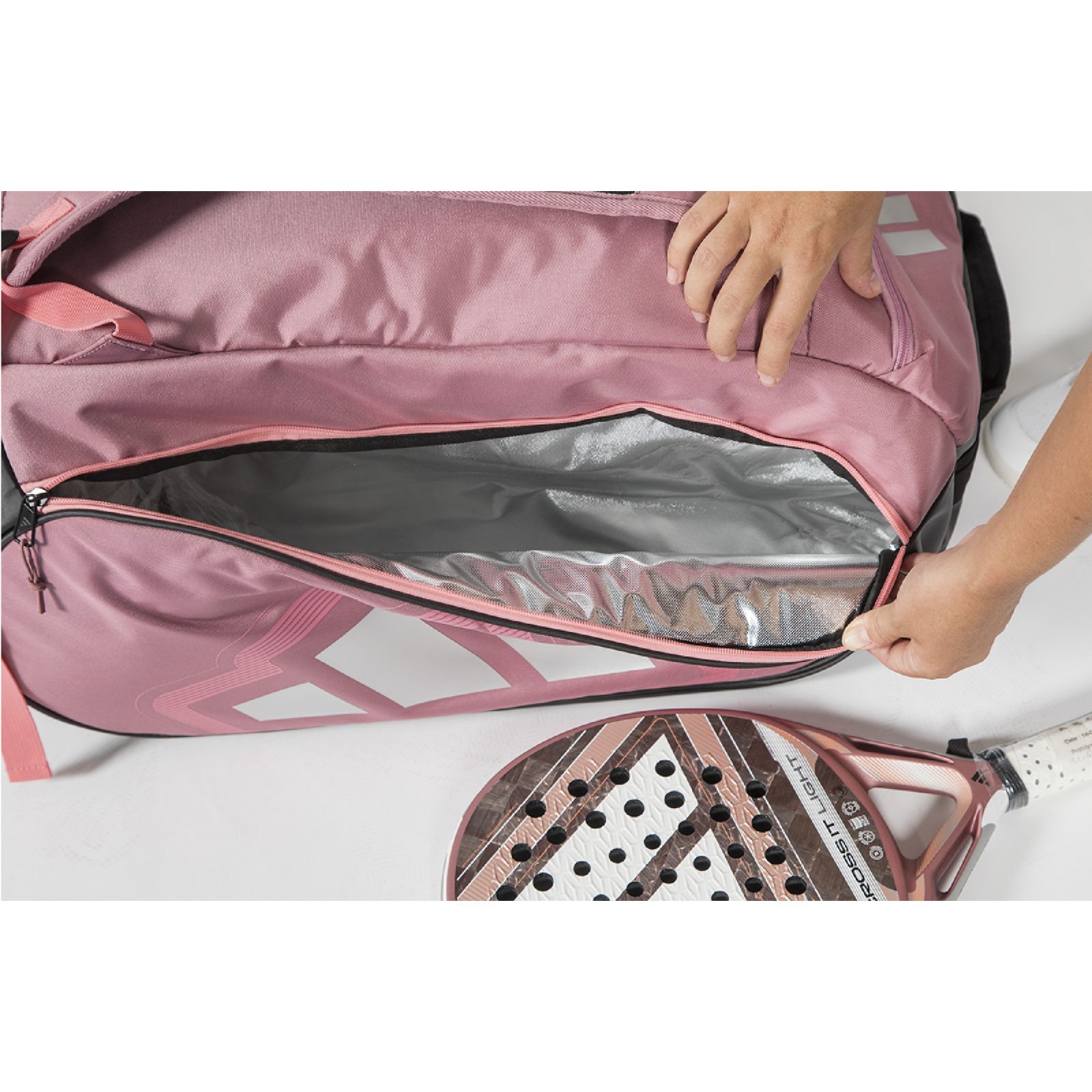 Adidas Protour Padel Racket Bag - Pink/Black (2026) - Sacs de