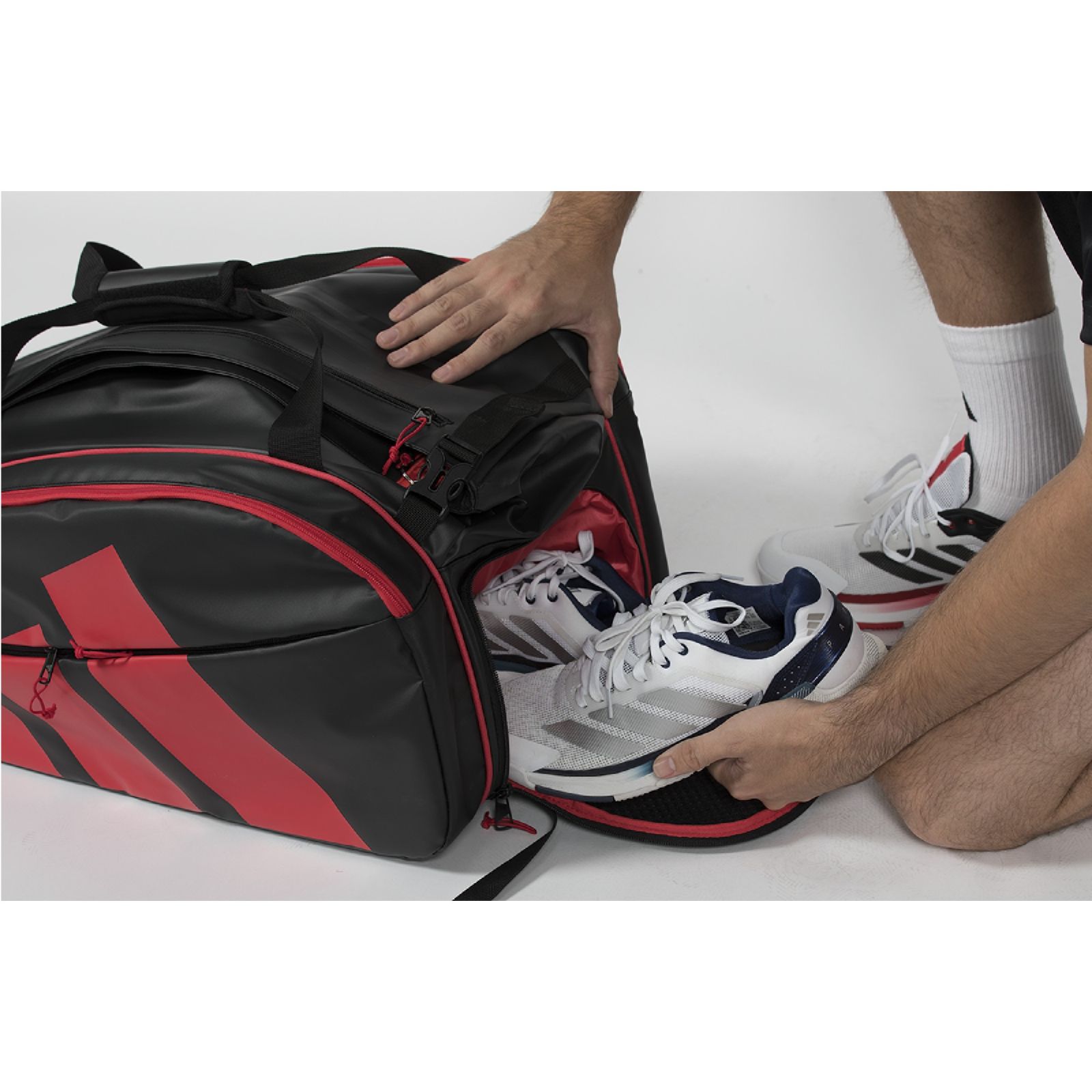 Adidas Multigame Padel Racket Bag - Black/Red (2026) -