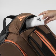 Adidas Tour Bronze Padel Racket Bag - Bronze/Orange (2026) -