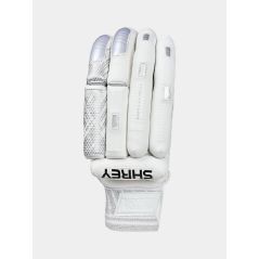 Shrey Meta VR - White/Grey Cricket Gloves (2026) - Gants de