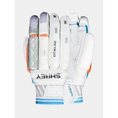 Shrey Meta VR - White/Turquoise Cricket Gloves (2026) - Gants