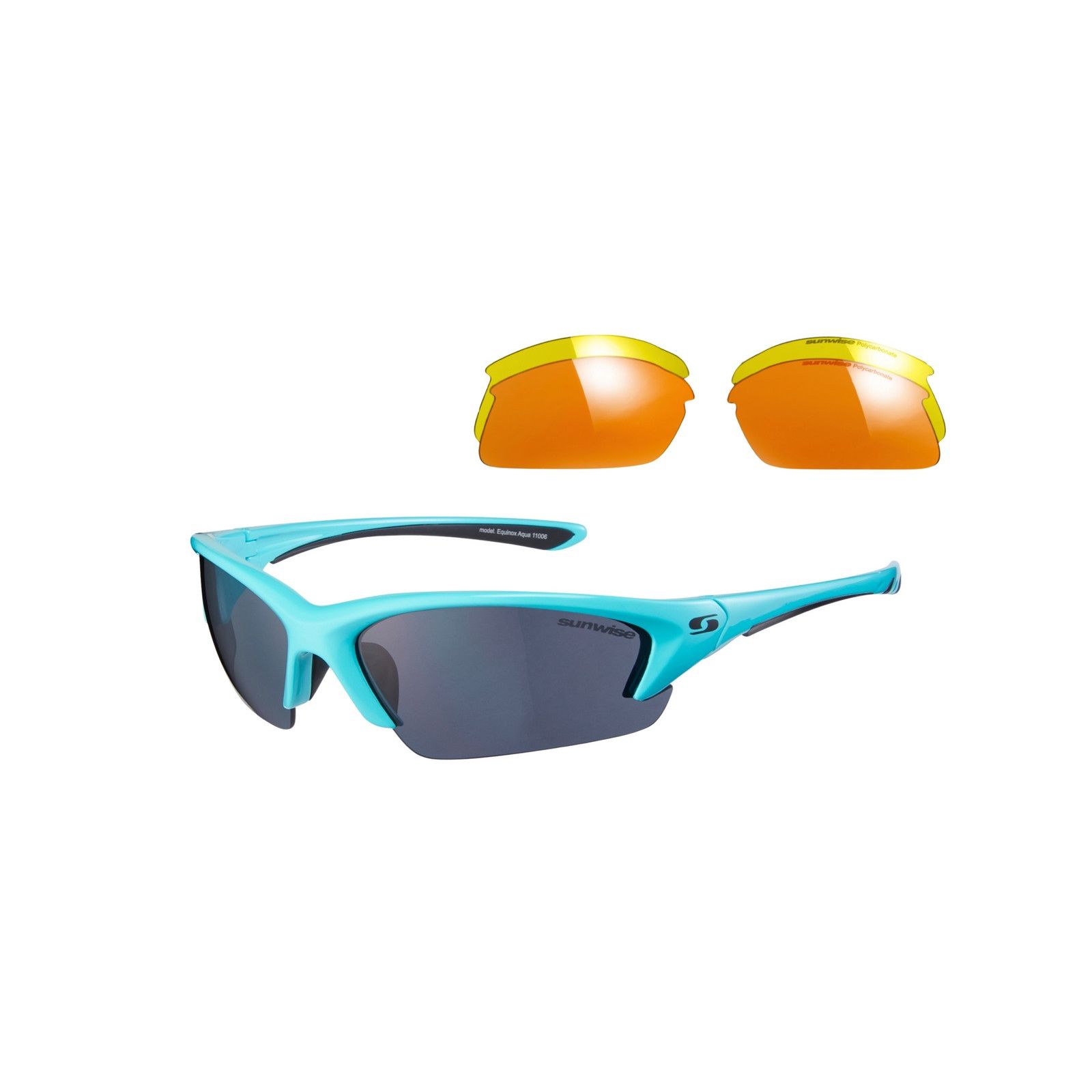Sunwise Equinox Interchangeable Sunglasses (Aqua) - Sunglasses