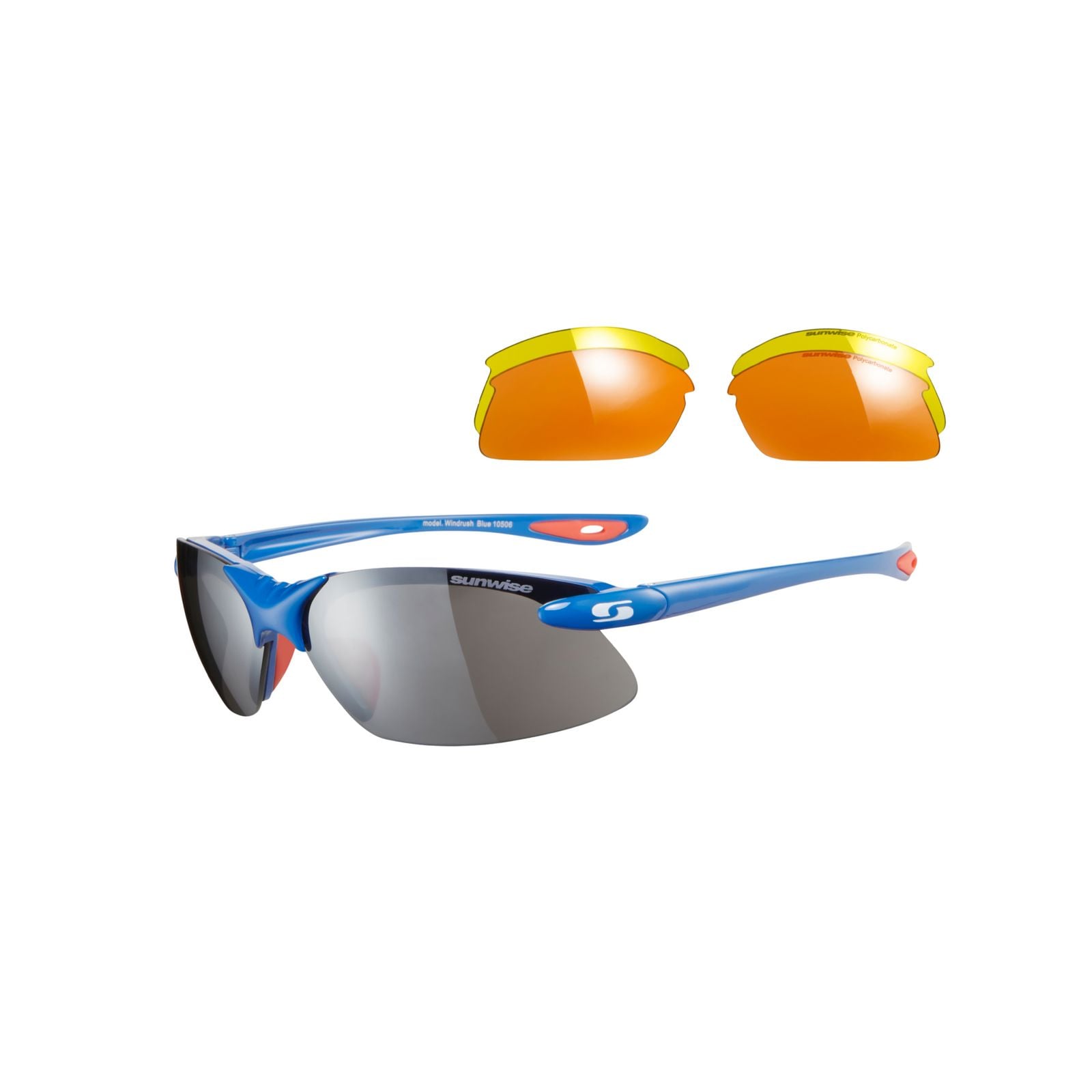 Sunwise Sprint Interchangeable Sunglasses (Blue) - Sunglasses