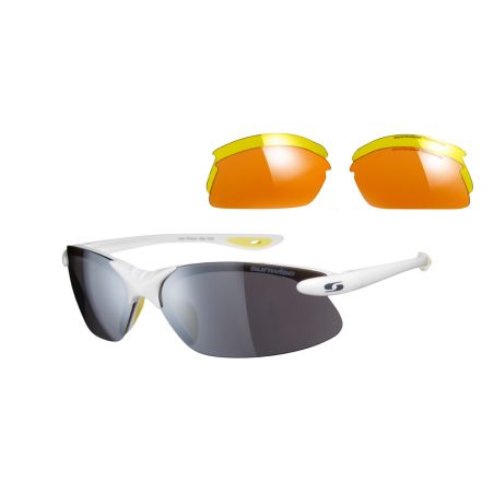 Sunwise Sprint Interchangeable Sunglasses (White) - Sunglasses