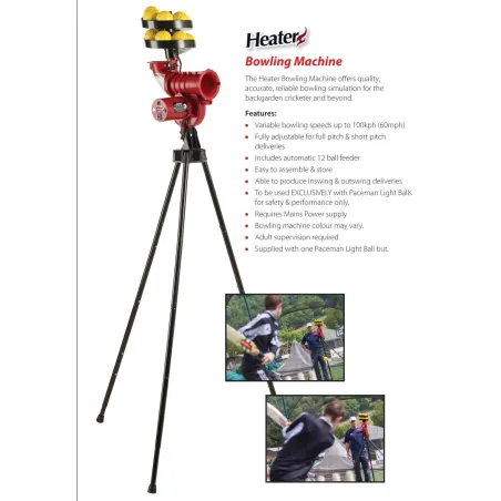 Heater Slider Cricket Bowling Machine