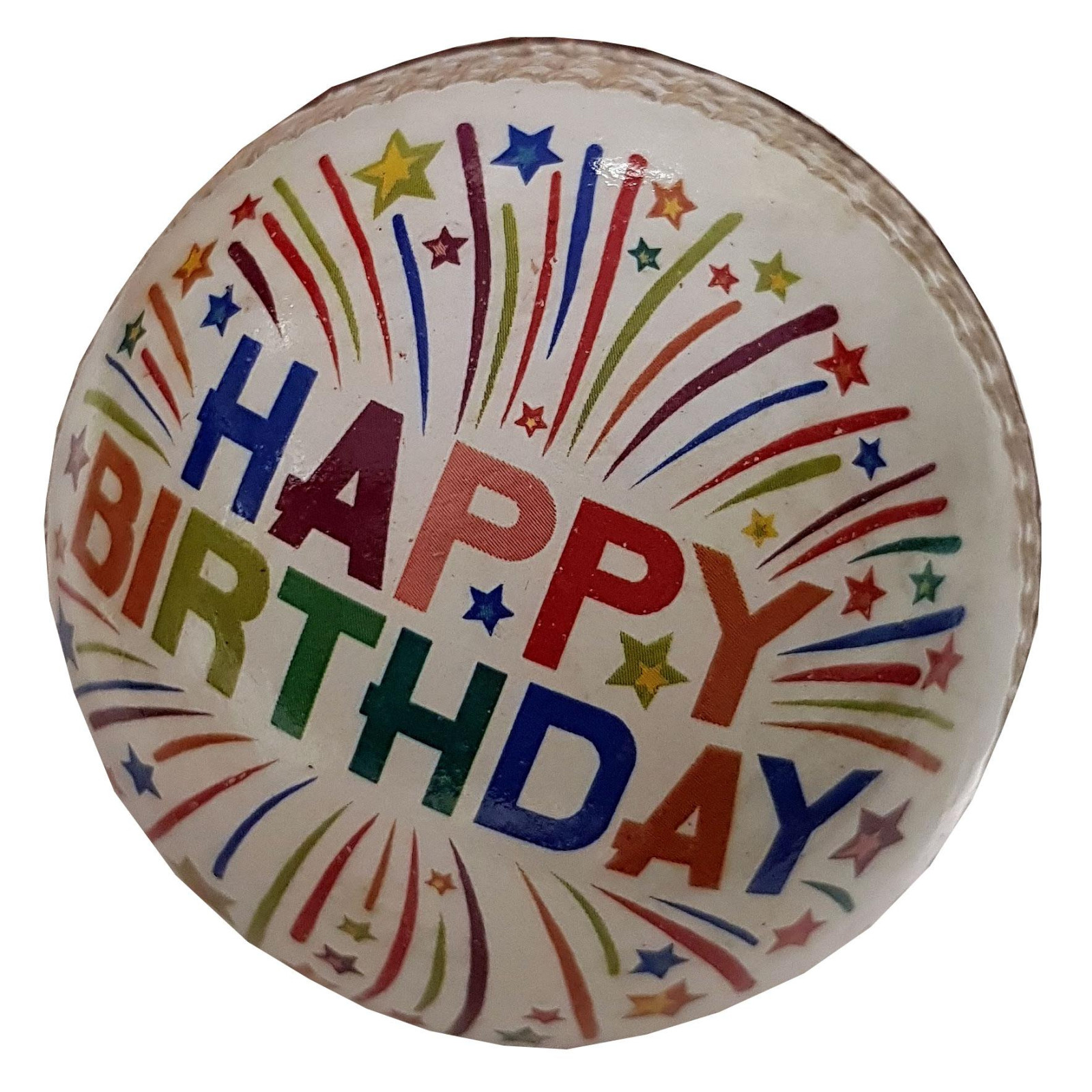 Happy Birthday Cricket Ball - Image 1 of 3