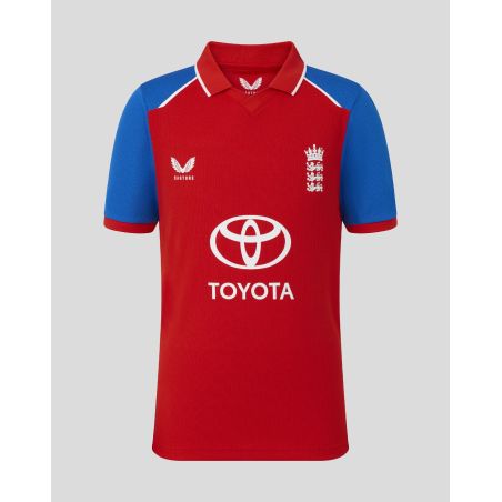 Castore T20 Replica England Short Sleeve Cricket Shirt -