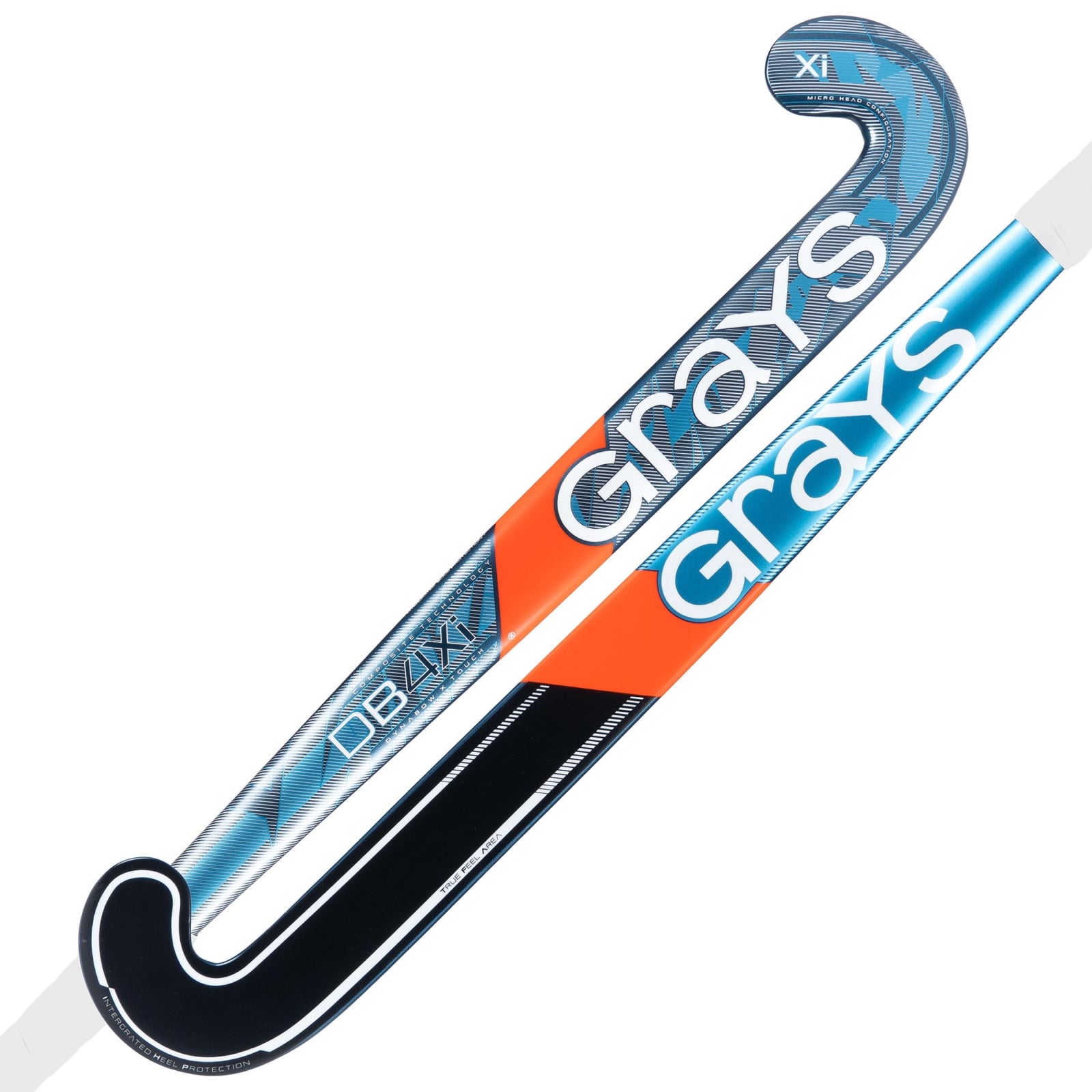 Grays DB4Xi Dynabow Hockey Stick - Navy/Silver (2026/27) -