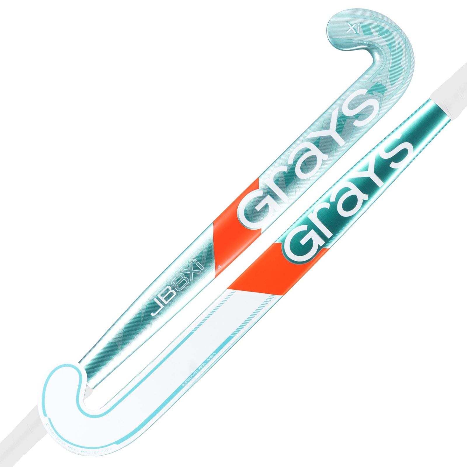 Grays JB8Xi Jumbow Hockey Stick - Mint/SIlver (2026/27) - Image 1 of 6