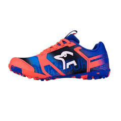 Kookaburra Orbit Junior Hockey Shoes - Deep Blue/Coral