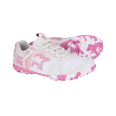 Kookaburra Orbit Junior Hockey Shoes - Bone/Salmon Pink (2026/27)