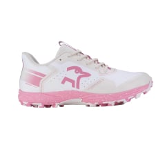 Kookaburra Aurora Junior Hockey Shoes - Bone/Salmon Pink