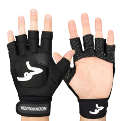 Kookaburra Spirit Plus Hockey Glove - Black (2026/27) - Gants