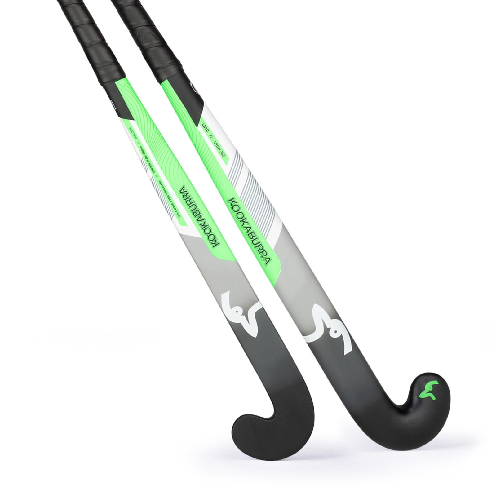 Kookaburra LB10 - Black Hockey Stick - L-Bow 250 (2026/27) -