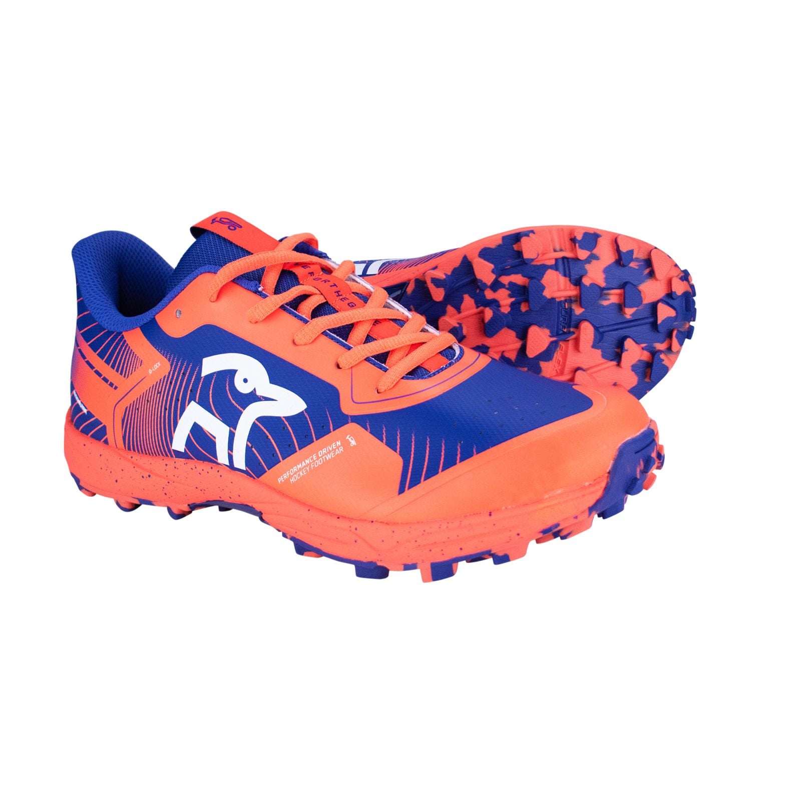Kookaburra Verve Hockey Shoes - Deep Blue/Coral (2026/27) - Image 1 of 5