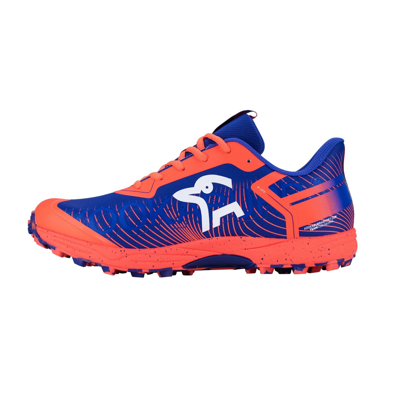 Kookaburra Verve Hockey Shoes - Deep Blue/Coral (2026/27) - Image 2 of 5