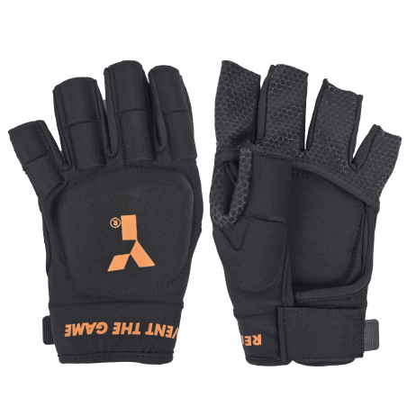 Y1 Hockey MK Shell Glove - Long - Black - Black/Bronze
