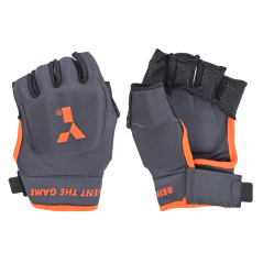 Y1 Hockey MK Pro Shell Glove - Short - Grey/Orange (2026/27) -